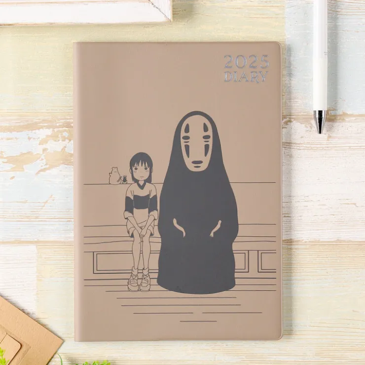 Maison Ghibli Agenda 2025 Chihiro & No Face dans le train - Le Voyage de Chihiro