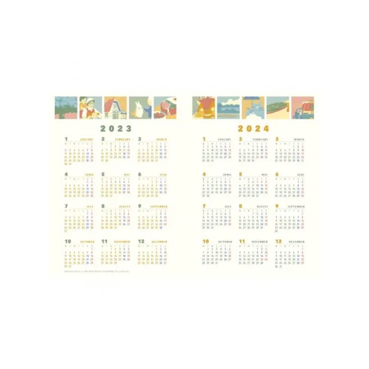 Maison Ghibli Agenda 2023 Sieste de Mei - Mon Voisin Totoro