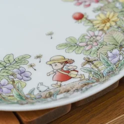 Maison Ghibli Assiette 23 cm Totoro Fraise - Mon Voisin Tororo