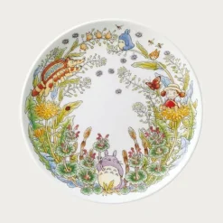 Maison Ghibli Assiette 23 cm Totoro Pissenlit - Mon Voisin Totoro