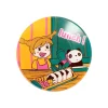Maison Ghibli Assiette Yummy Feuilles de Bambou - Pandakopanda