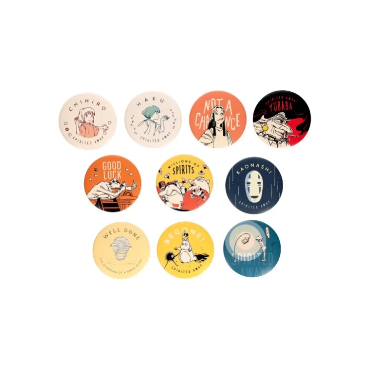 Maison Ghibli Assortiment de 10 Badges Anniversaire Chihiro - Le Voyage de Chihiro