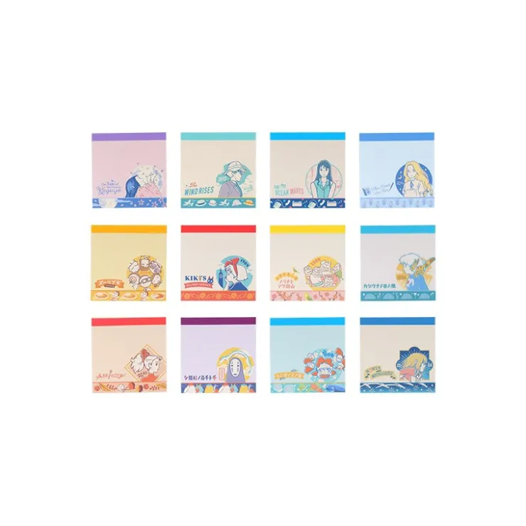 Maison Ghibli Assortiment de 24 Mini Blocs memo à collectionner - Studio Ghibli