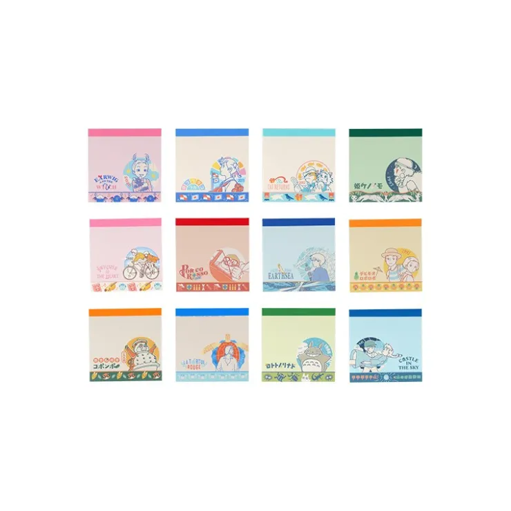 Maison Ghibli Assortiment de 24 Mini Blocs memo à collectionner - Studio Ghibli