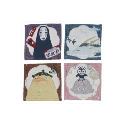 Maison Ghibli Assortiment de 4 Sous-verre Chihiro Pastel - Le Voyage de Chihiro