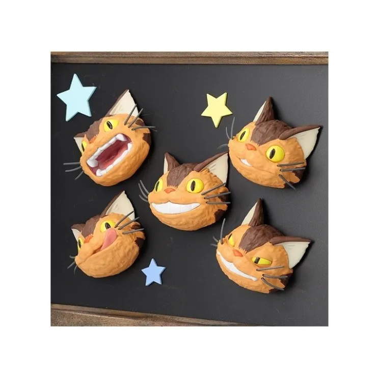 Maison Ghibli Asssort. de 6 Magnets Chatbus Frimousses- Mon Voisin Totoro