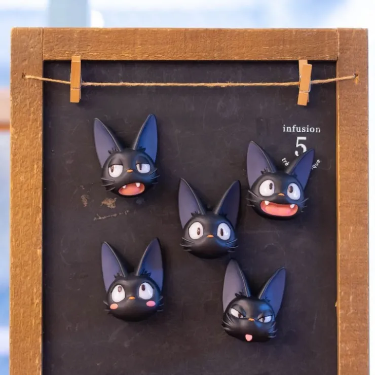 Maison Ghibli Asssort. de 6 Magnets Jiji Frimousses - Kiki la petite sorcière