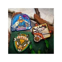 Maison Ghibli Badge broderie autocollant San - Princesse Mononoké