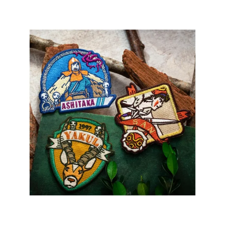 Maison Ghibli Badge broderie autocollant Yakuru - Princesse Mononoké