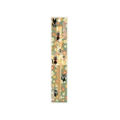 Maison Ghibli Baguettes 21cm Jiji Fleurs - Kiki la petite sorcière