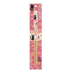 Maison Ghibli Baguettes 21cm Jiji Rose - Kiki la petite sorcière