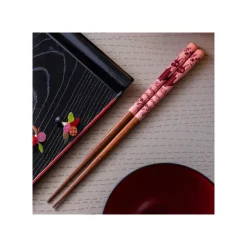 Maison Ghibli Baguettes laquées 21cm Esquisses Rose - Kiki la petite sorcière