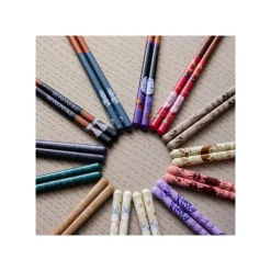 Maison Ghibli Baguettes laquées 21cm Esquisses  Violet - Kiki la petite sorcière