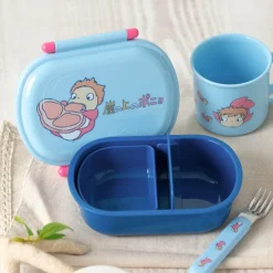 Maison Ghibli Bento 2 fermetures Ponyo dans la mer - Ponyo sur la falaise