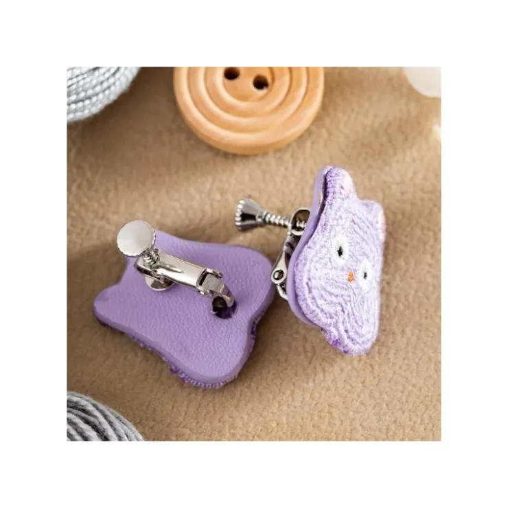 Maison Ghibli Bijou Boucle d’oreilles à Clips Broderie Boh Mouse - Le Voyage De Chi