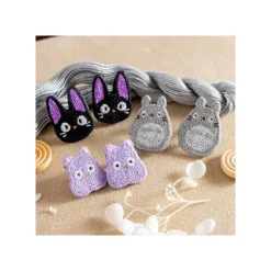 Maison Ghibli Bijou Boucle d’oreilles à Clips Broderie Boh Mouse - Le Voyage De Chi