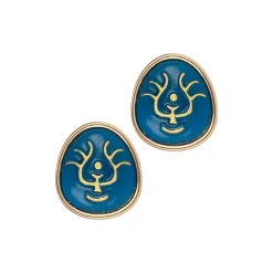 Maison Ghibli Bijou Boucle d’oreilles à Clips Cristal Volucite - Le Château dans le