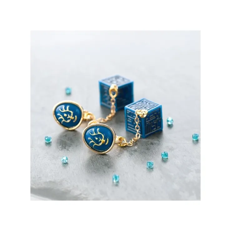 Maison Ghibli Bijou Boucle d’oreilles à Clips Cristal Volucite et Monolithe - Le Ch
