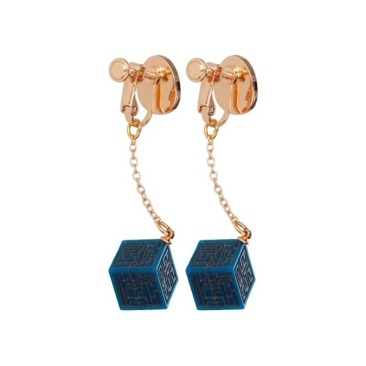 Maison Ghibli Bijou Boucle d’oreilles à Clips Cristal Volucite et Monolithe - Le Ch