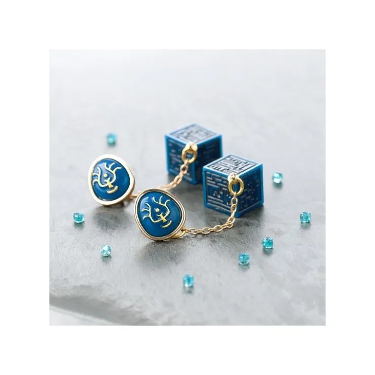 Maison Ghibli Bijou Boucle d’oreilles Cristal Volucite et Monolithe - Le Château da