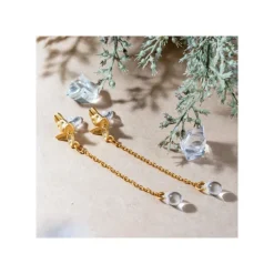 Maison Ghibli Bijou Boucle d’oreilles Totoro Blanc Goutte - Mon Voisin Totoro