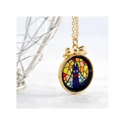Maison Ghibli Bijou Pendentif Jiji Vitrail - Kiki la petite sorcière