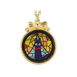 Maison Ghibli Bijou Pendentif Jiji Vitrail - Kiki la petite sorcière
