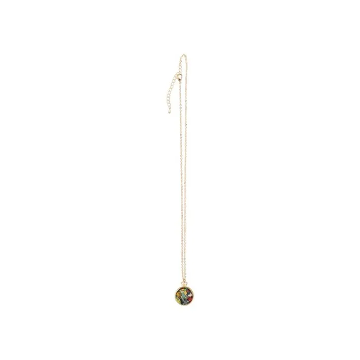 Maison Ghibli Bijou Pendentif Louise Et Baron Vitrail - Si tu tends l'oreille