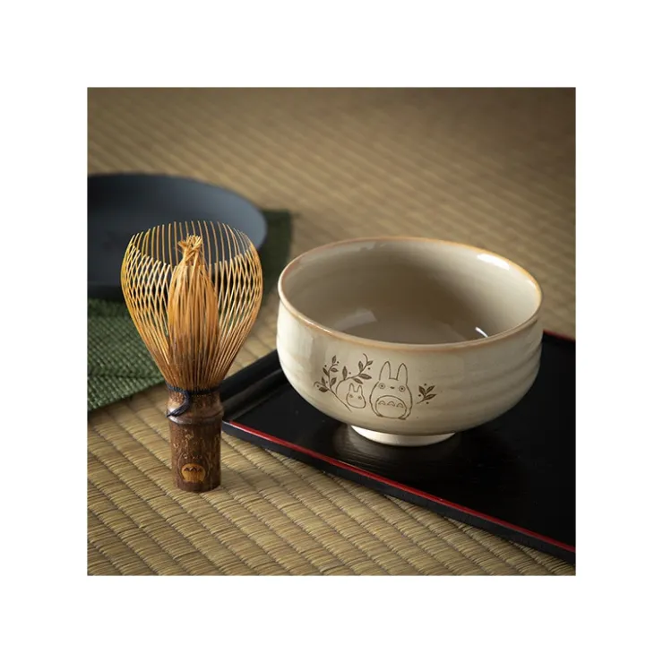 Maison Ghibli Bol à matcha et fouet Akahada-yaki - Mon voisin Totoro