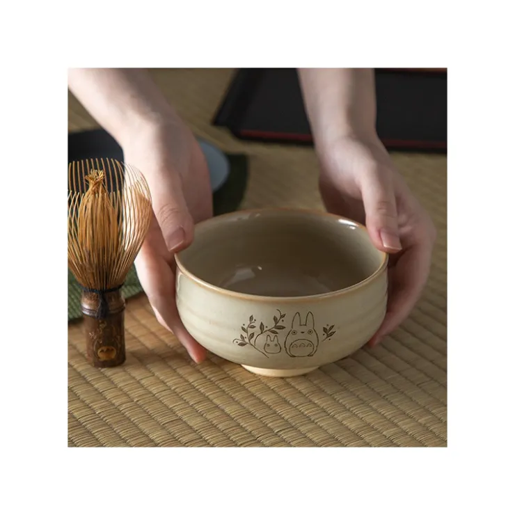 Maison Ghibli Bol à matcha et fouet Akahada-yaki - Mon voisin Totoro