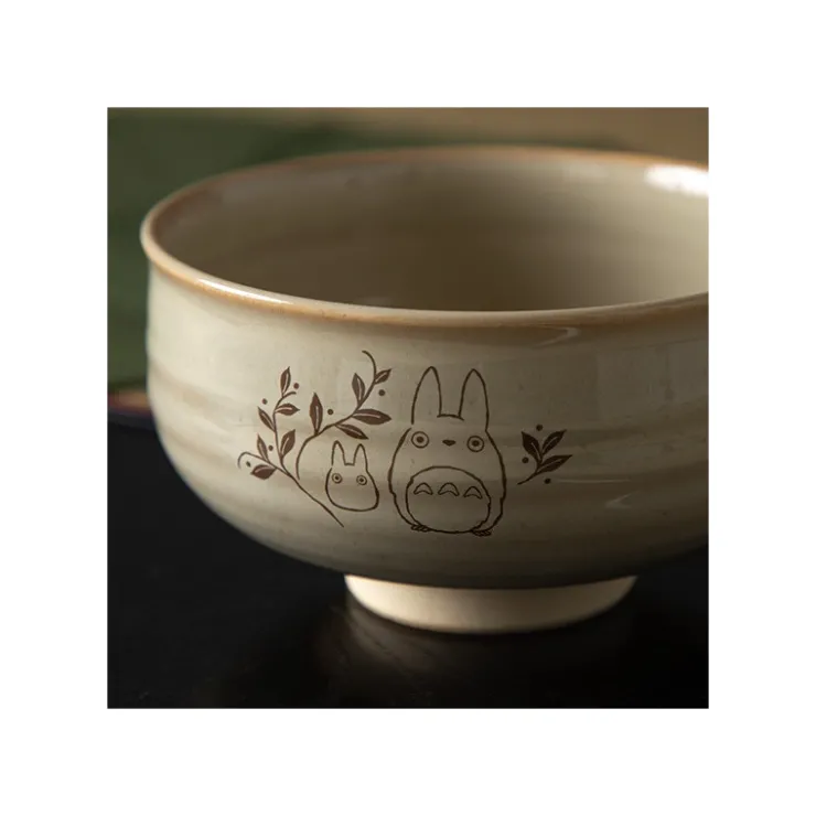 Maison Ghibli Bol à matcha et fouet Akahada-yaki - Mon voisin Totoro