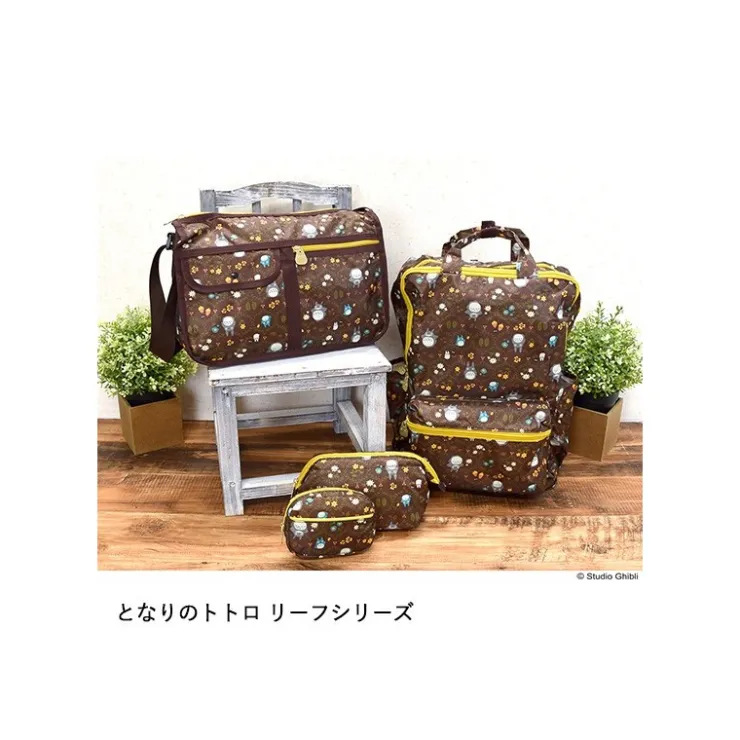 Maison Ghibli Boston Bag Totoro Feuilles - Mon Voisin Totoro