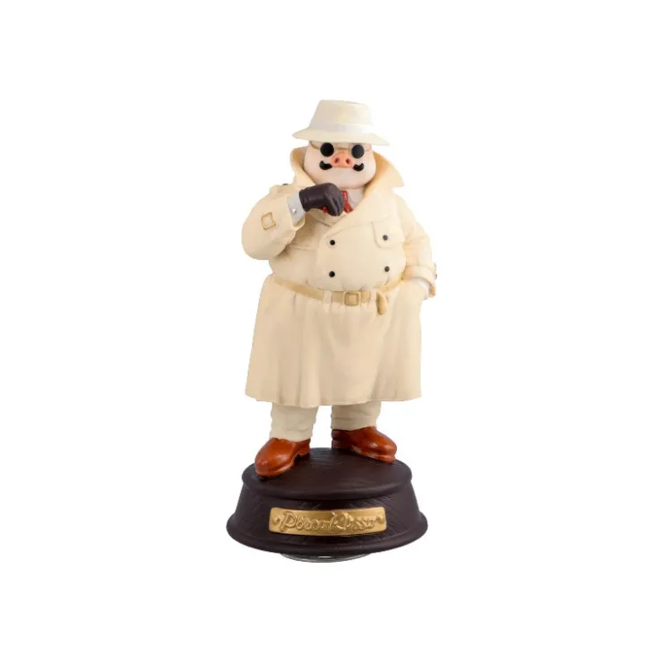 Maison Ghibli Boîte à Musique Marco dans son imperméable - Porco Rosso