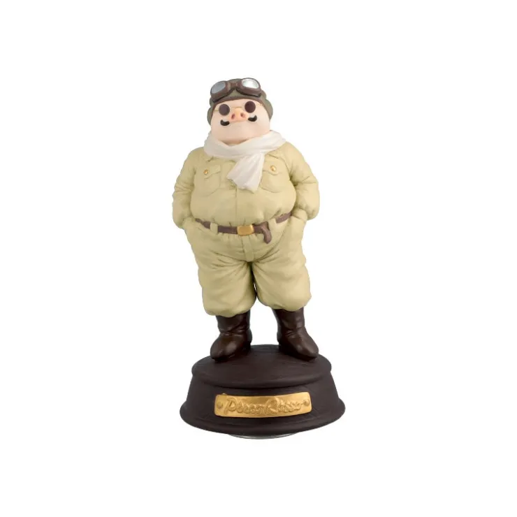 Maison Ghibli Boîte à Musique Marco dans sa tenue d’aviateur - Porco Rosso