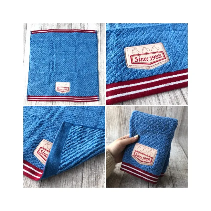 Maison Ghibli Boîte cadeau 3 serviettes Couture en denim - Mon Voisin Totoro