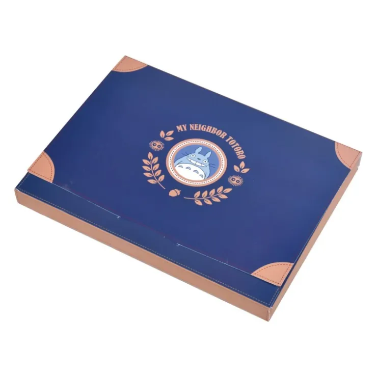 Maison Ghibli Boîte cadeau 3 serviettes Couture en denim - Mon Voisin Totoro