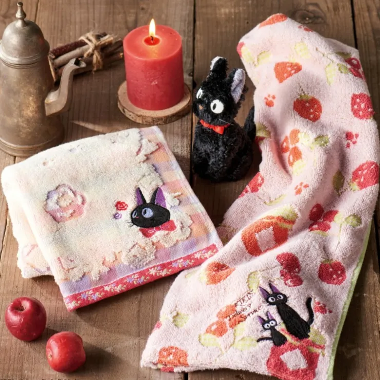 Maison Ghibli Boîte cadeau 3 serviettes Jiji Confitures Fruits Rouges - Kiki la pet