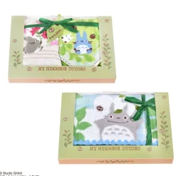 Maison Ghibli Boîte cadeau 3 serviettes Soleil de la forêt - Mon Voisin Totoro