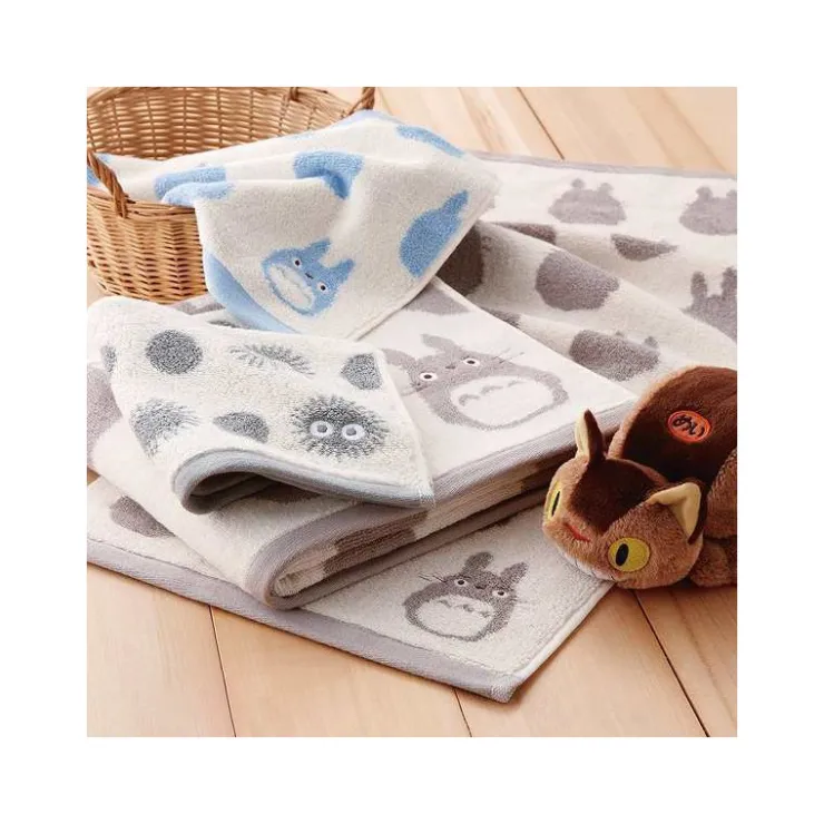 Maison Ghibli Boîte cadeau 3 serviettes Totoro&Noiraudes - Mon Voisin Totoro