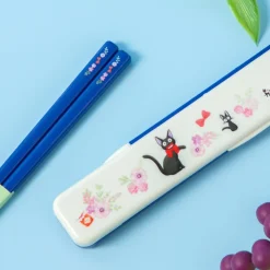 Maison Ghibli Boîte de Baguettes 18cm Jiji Guirlande de fleurs - Kiki la petite sor