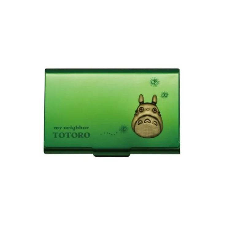 Maison Ghibli Boîte Métal Carte de Visite Verte Totoro - Mon Voisin Totoro