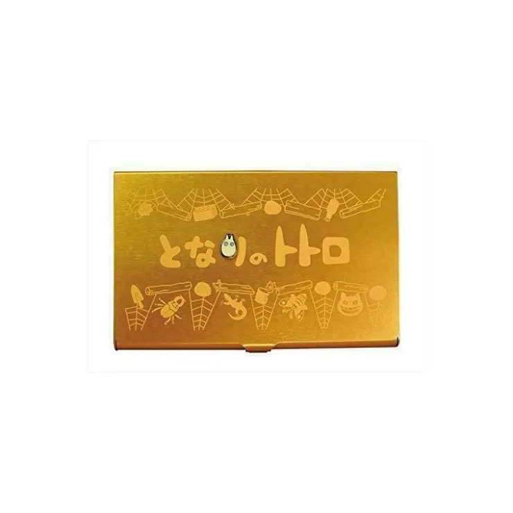 Maison Ghibli Boîte Métal Cartes de visite Générique Orange - Mon Voisin Totoro