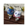 Maison Ghibli Boucles d’oreilles à clips Yuki & Lune - Le Royaume des chats