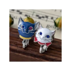 Maison Ghibli Boucles d’oreilles à clips Yuki & Lune - Le Royaume des chats