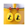 Maison Ghibli Boucles d’oreilles fantaisie jaunes Jiji - Kiki la petite sorcière