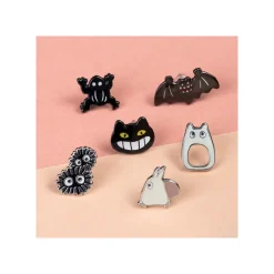 Maison Ghibli Boucles d’oreilles percées Générique set de 6 - Mon Voisin Totoro