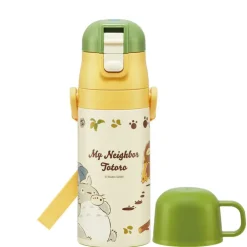 Maison Ghibli Bouteille Thermos ouverture double Totoro & Chatbus - Mon Voisin Toto