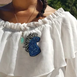 Maison Ghibli Broche cannetille Esprit de la forêt - Princesse Mononoké