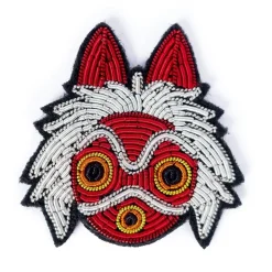 Maison Ghibli Broche cannetille Masque de San - Princesse Mononoké
