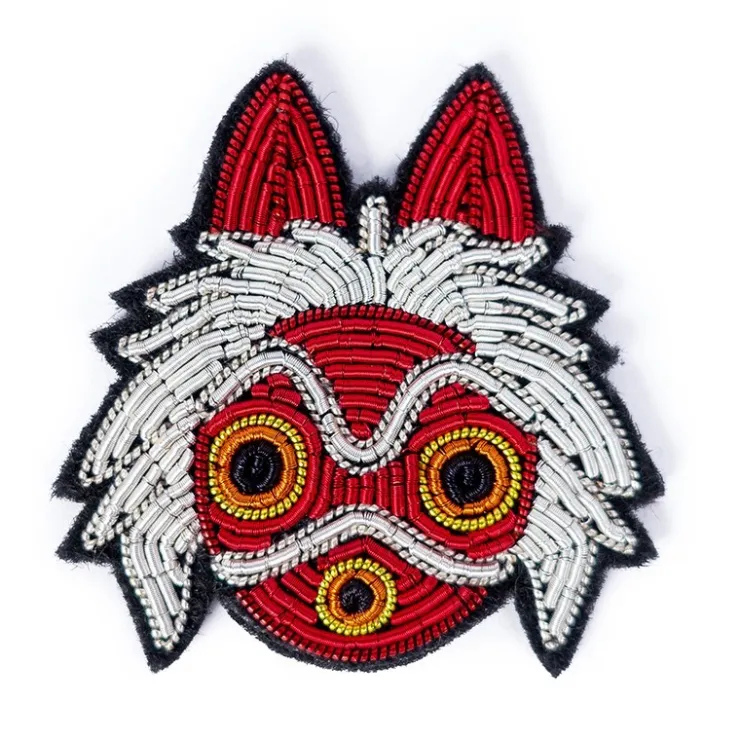 Maison Ghibli Broche cannetille Masque de San - Princesse Mononoké